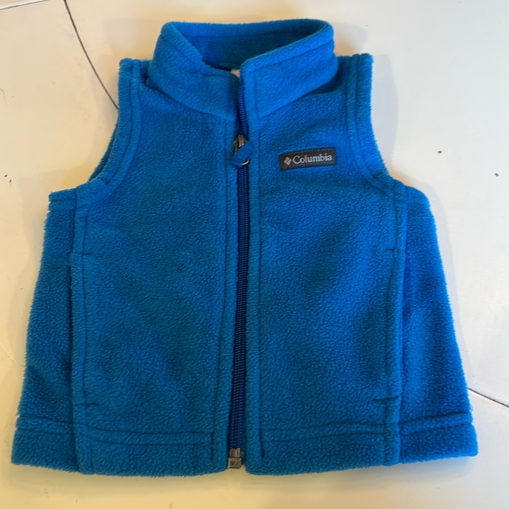 Columbia Blue Kids Fleece Vest
